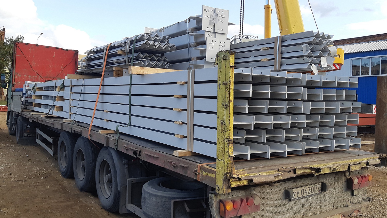 Приступили к поставке металлоконструкций для реконструкции склада ООО "ПЦ Гефест"